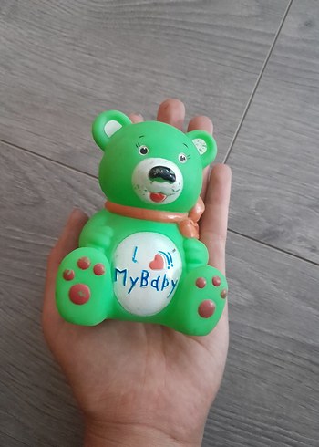 Diğer Renkli Yeşil Ayıcık Peluş Oyuncak