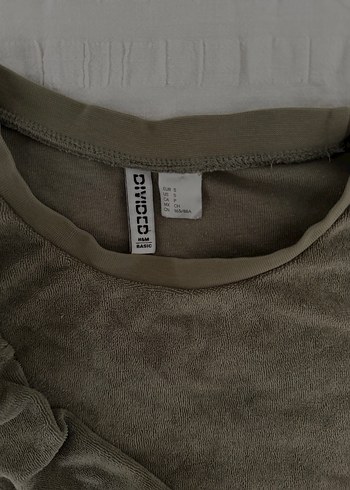 Oversize Kesim Havlu Kumaş Crop - Görsel 4