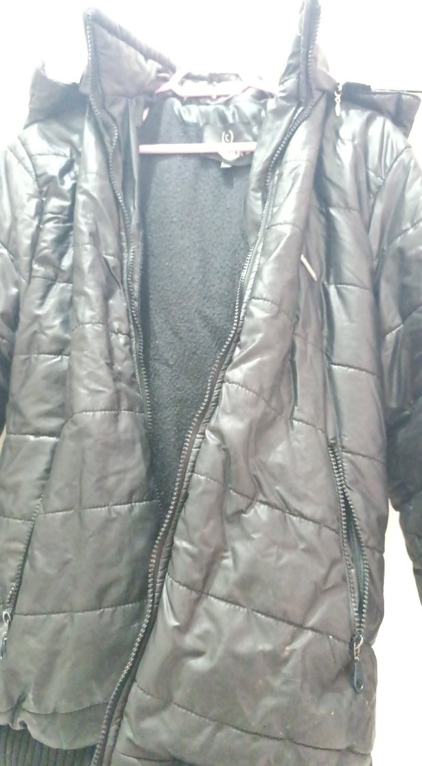 Siyah Deri Midi erkek Kışlık mont - Görsel 2