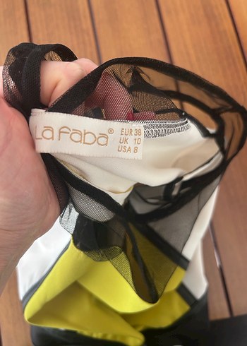 Blok parçalı Mini Elbise - Görsel 2