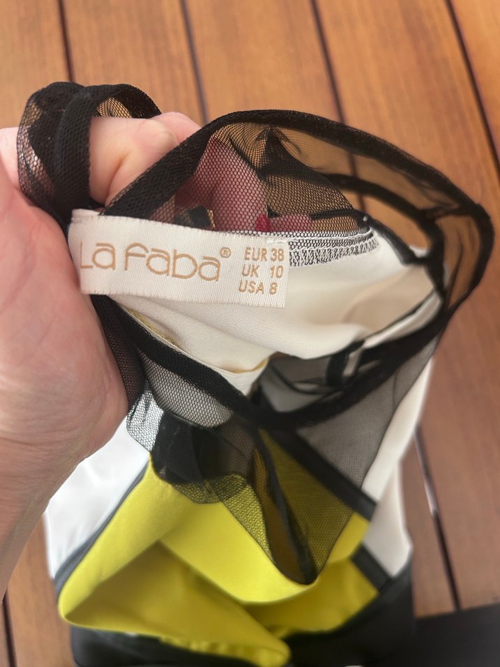 Blok parçalı Mini Elbise - Görsel 2