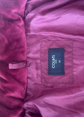 Bordo Fermuarlı Kadın Kışlık Mont - Görsel 2