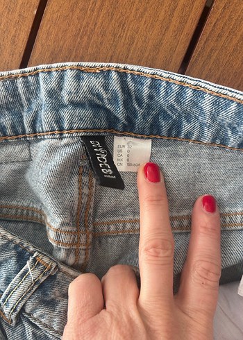 Gri Mavi Salaş Midi Denim Kadın Jean - Görsel 2