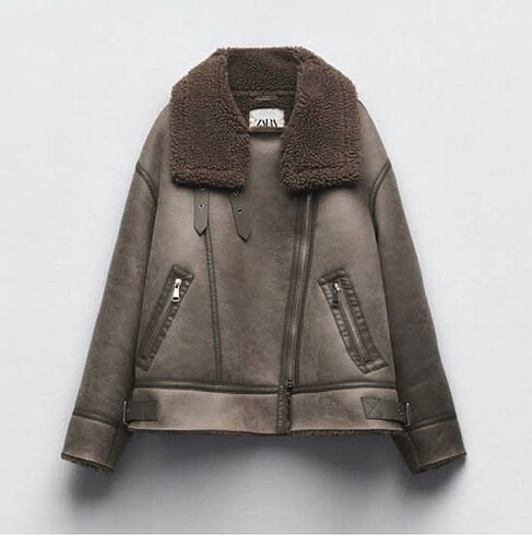 Zara Gri Biker Mont
