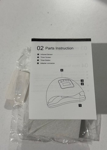 Beyaz LED Tırnak Kurutucu Seti - Görsel 7