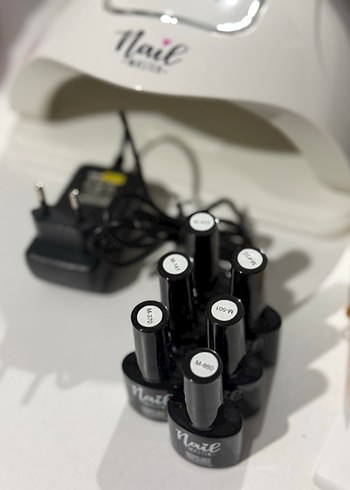 Beyaz LED Tırnak Kurutucu Seti - Görsel 4