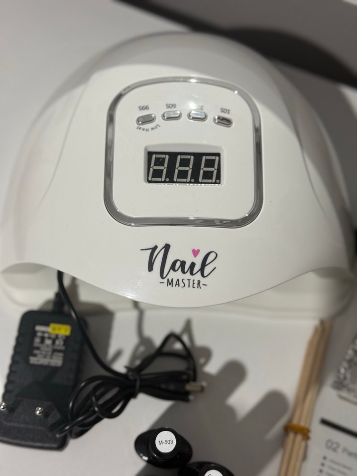 Beyaz LED Tırnak Kurutucu Seti - Görsel 3