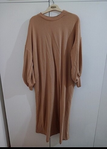 Suud Collection Camel tunik elbise 