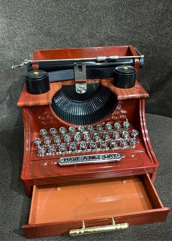 Kırmızı Retro  Tasarımlı Müzik kutusu - Görsel 2