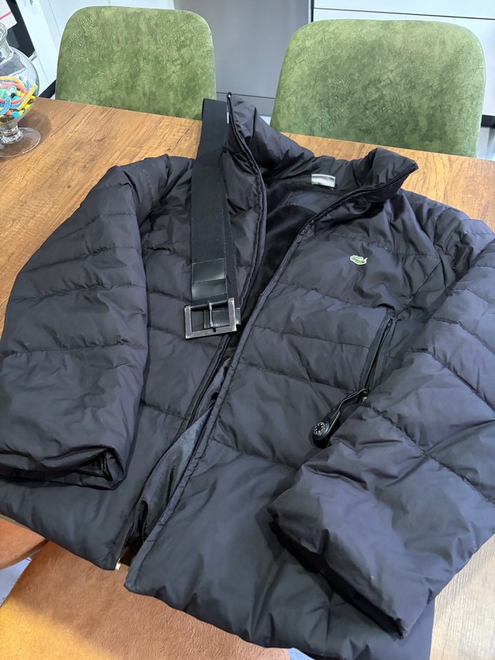 Lacoste Kaz Tüyü Siyah Şişme Mont — görsel 2/4