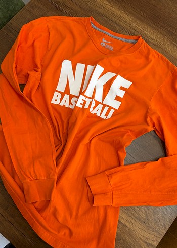 Nike Basketball Turuncu Uzun Kollu Tisort