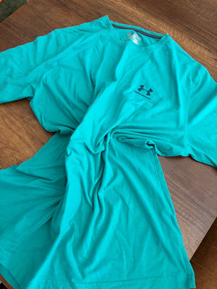 Turkuaz Under Armour Rahat Tişört — görsel 2/7
