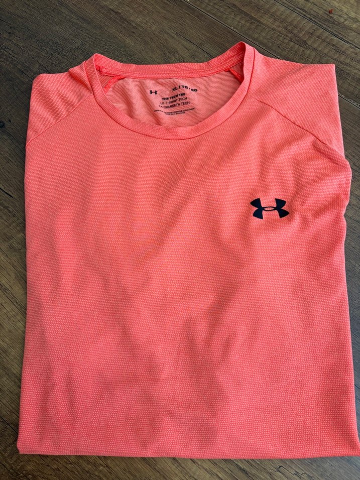 Under Armour Canlı Mercan Spor Tişörtü — görsel 3/6