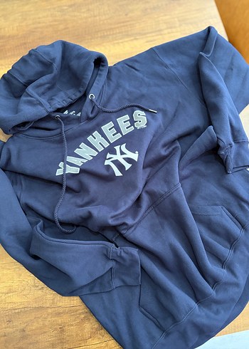 Diğer Fanatics Ny Yankees Lacivert Kapusonlu Sweatshirt