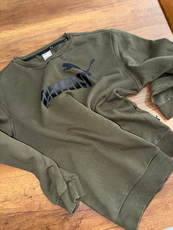 Puma Haki Bisiklet Yaka Sweatshirt — görsel 3/6