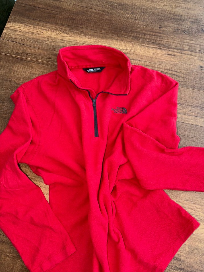 Canlı Kırmızı The North Face Polar Ceket — görsel 2/8