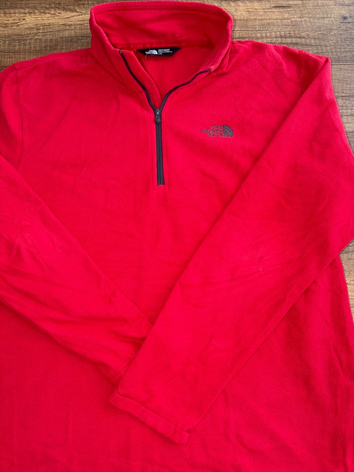 Canlı Kırmızı The North Face Polar Ceket — görsel 3/8