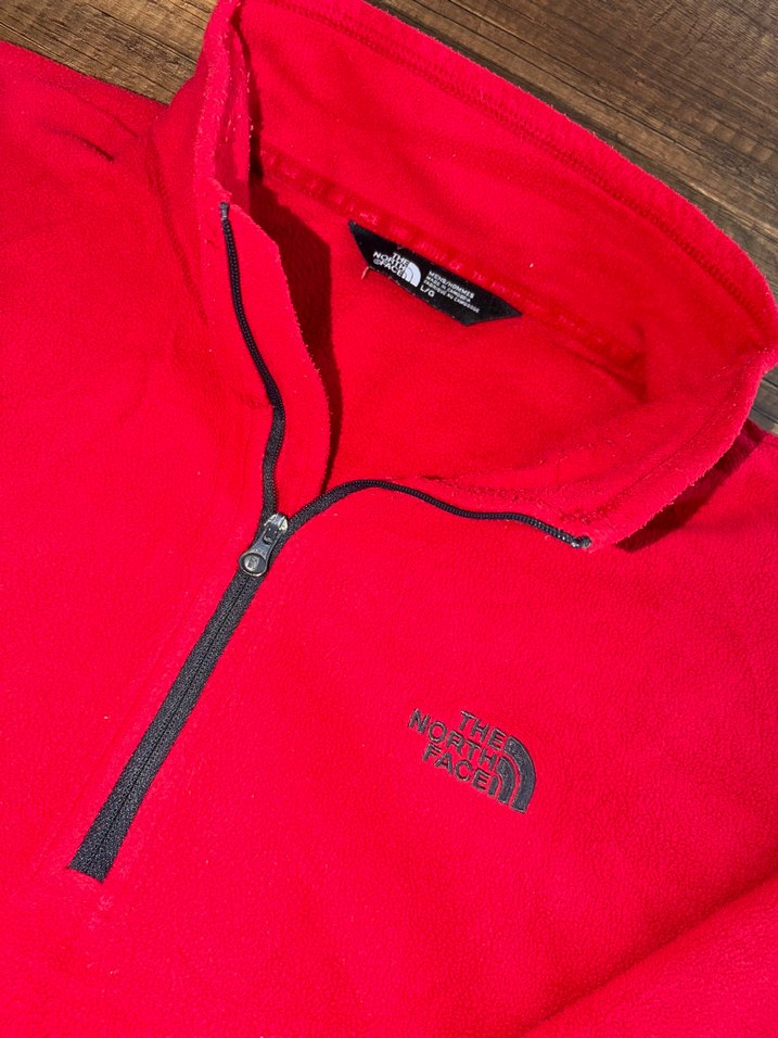 Canlı Kırmızı The North Face Polar Ceket — görsel 4/8