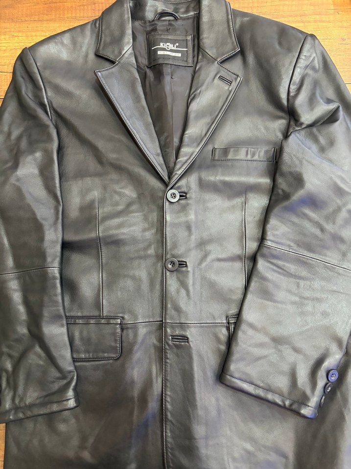 Kiğılı Deri Blazer Ceket — görsel 3/6