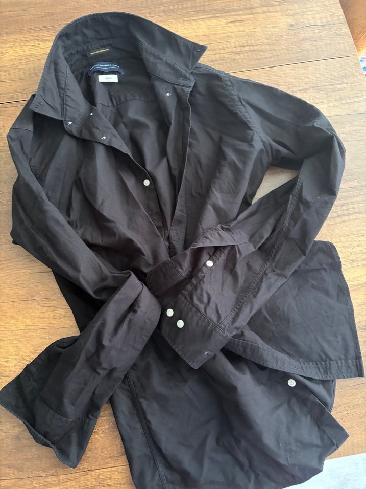 Jack&Jones Siyah Uzun Kollu Rahat Gömlek — görsel 2/3
