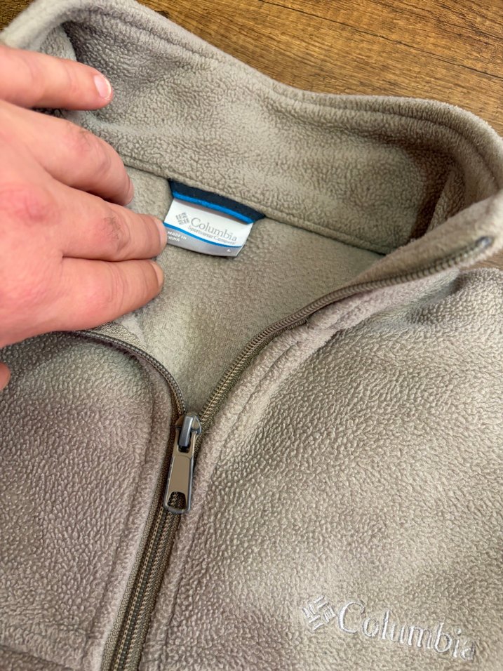 Columbia Bej Polar Fermuarlı Ceket — görsel 6/8