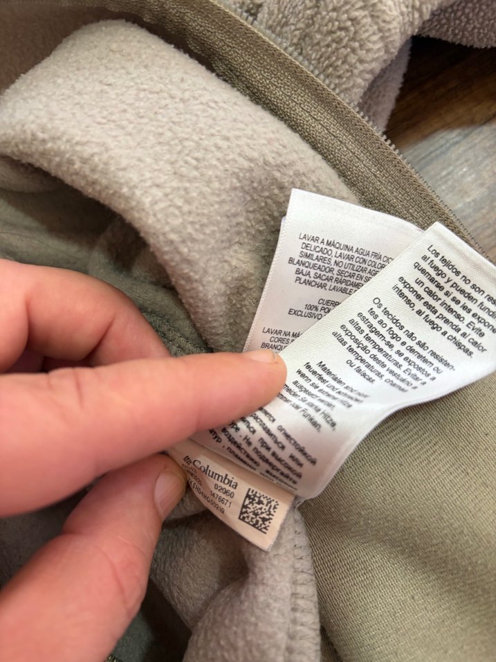 Columbia Bej Polar Fermuarlı Ceket — görsel 4/8