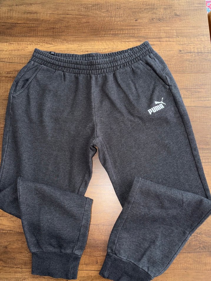 Puma Gri Melanj Eşofman Altı — görsel 3/8
