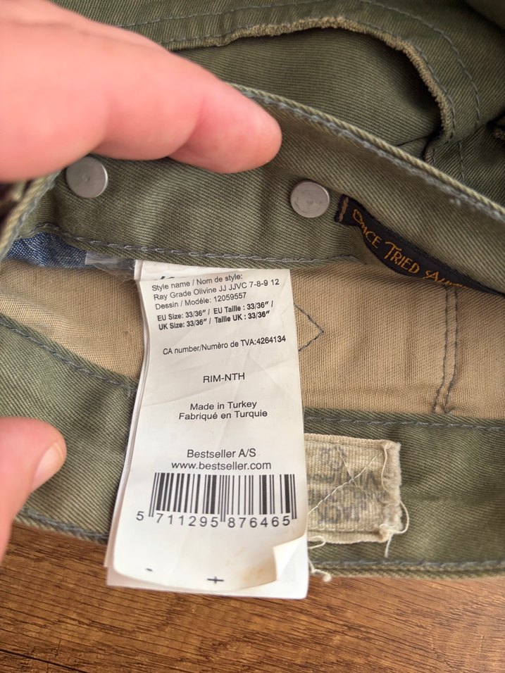 Jack&Jones Haki Denim Pantolon — görsel 7/7