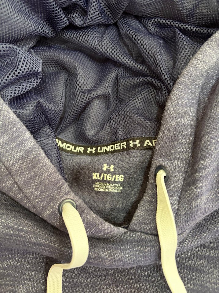 Under Armour Mavi Melanj Kapüşonlu Spor Sweatshirt — görsel 7/8