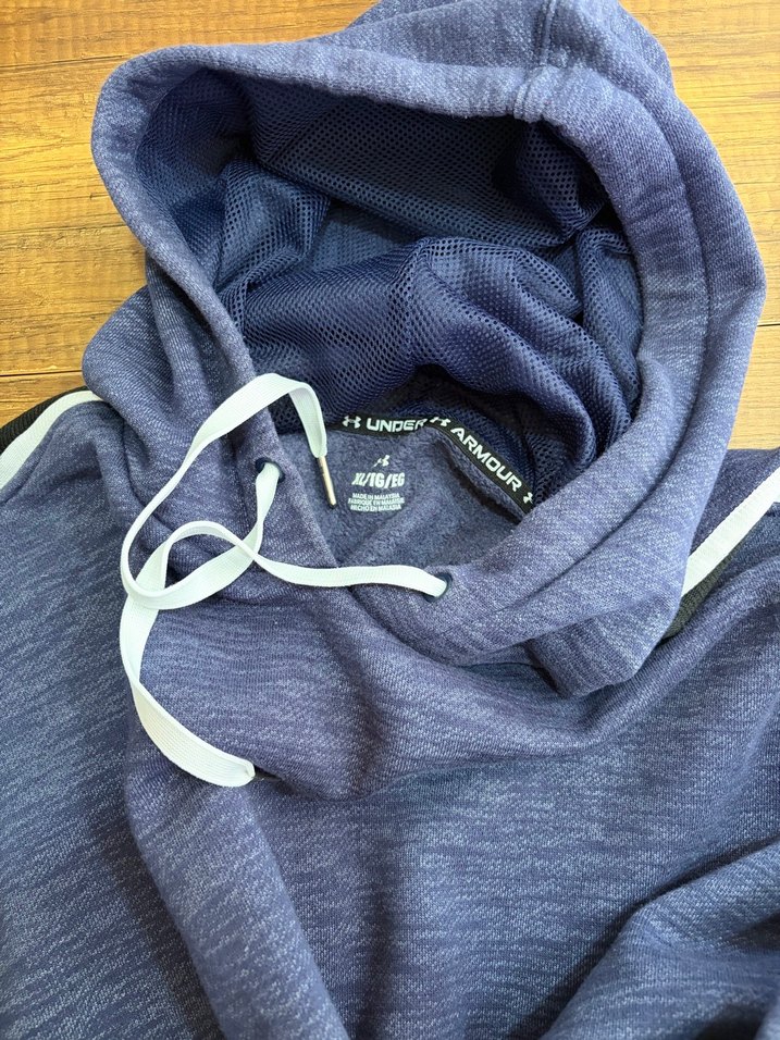 Under Armour Mavi Melanj Kapüşonlu Spor Sweatshirt — görsel 4/8