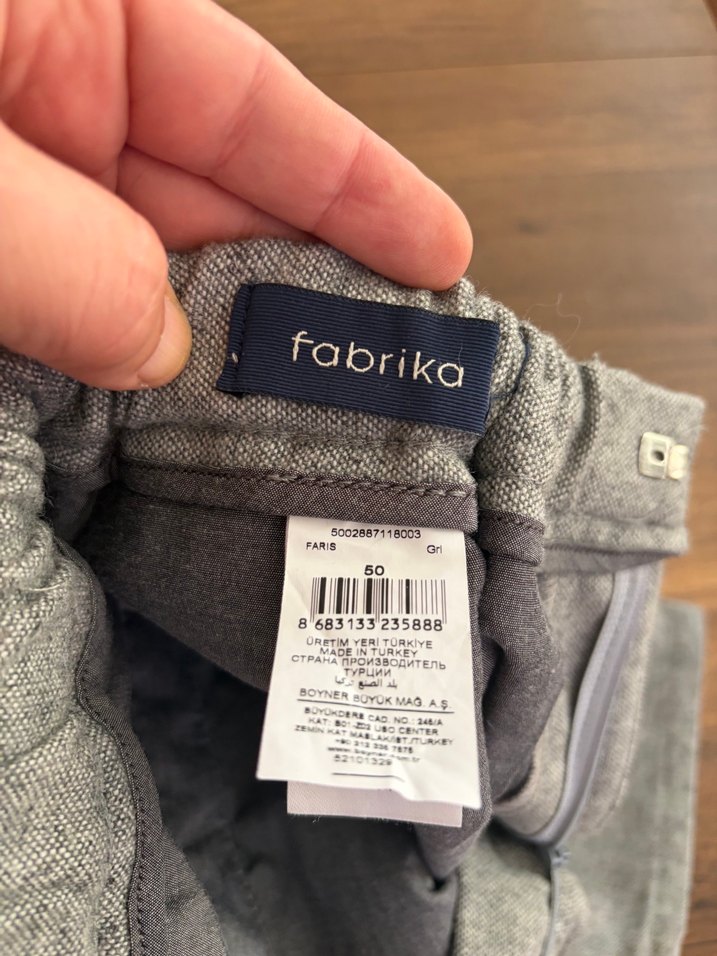 Fabrika Gri Melanj Rahat Eşofman Altı — görsel 4/5
