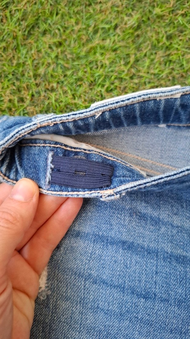 H&M Dantel Detaylı Kot Şort 10/11 Yaş - Görsel 4