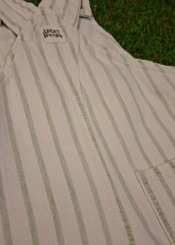 Zara Çizgili Salopet - Görsel 7