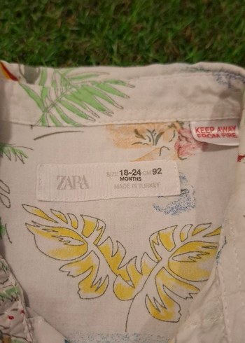 Zara Erkek Çocuk Desenli Kısa Kollu Gömlek - Görsel 2