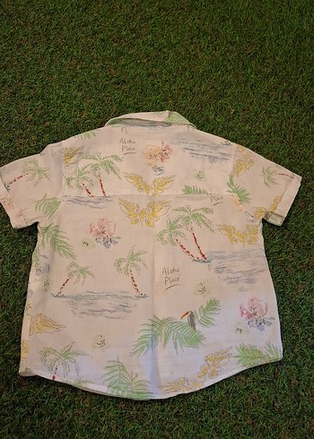 Zara Erkek Çocuk Desenli Kısa Kollu Gömlek - Görsel 6