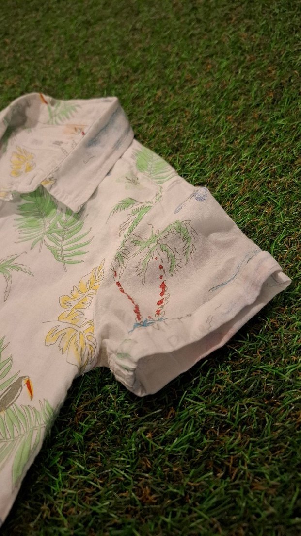 Zara Erkek Çocuk Desenli Kısa Kollu Gömlek - Görsel 5