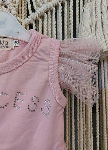 Kız Bebek Pembe Tütülü Zıbın  - Görsel 2