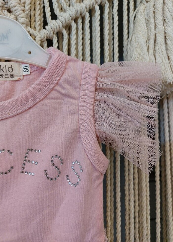 Kız Bebek Pembe Tütülü Zıbın  - Görsel 2