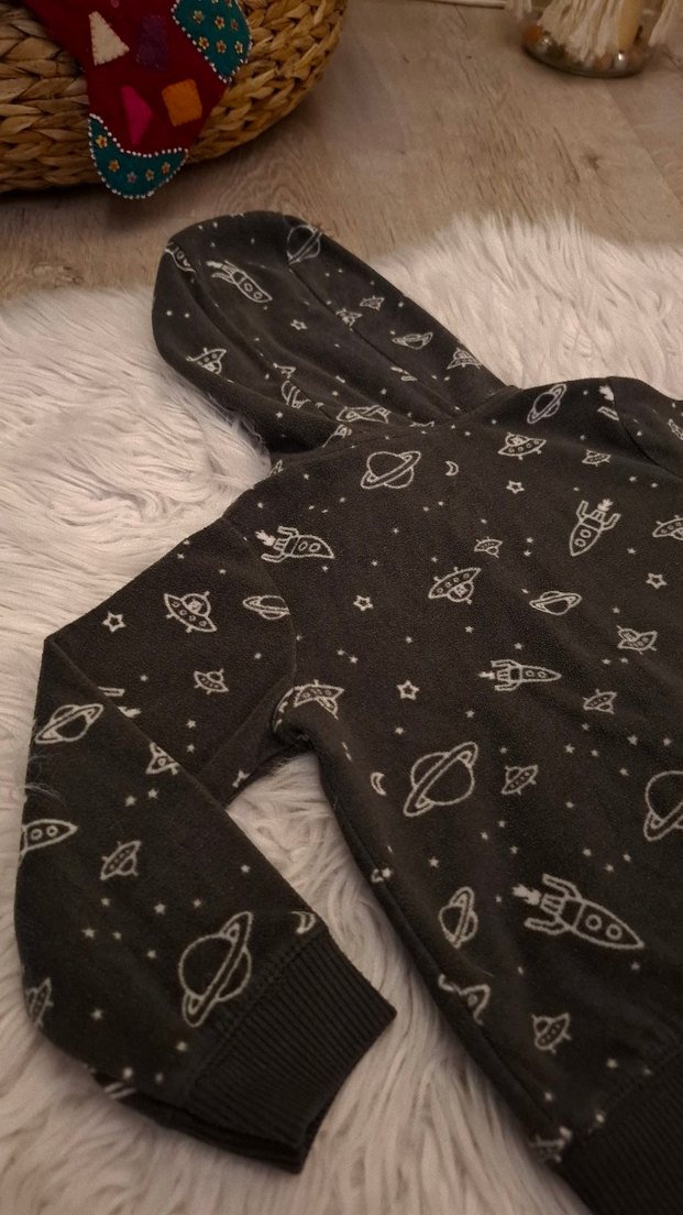 Carter's Erkek Çocuk Kapüşonlu Polar Sweatshirt 18 Ay - Görsel 5