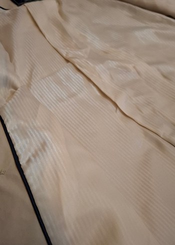 Zara Beji Düğmeli Kız Çocuk Trençkot - Görsel 8