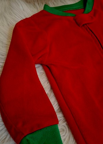 Carter's Kırmızı Polar Çocuk Tulum - Görsel 3