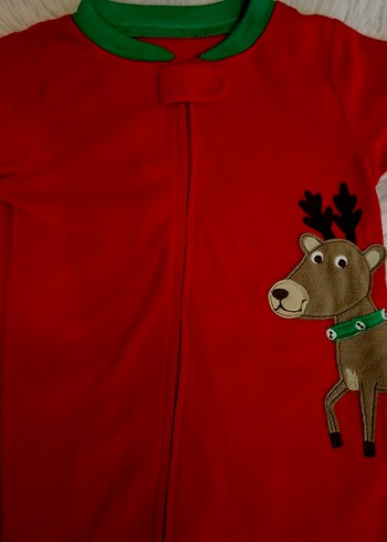 Carter's Kırmızı Polar Çocuk Tulum - Görsel 4