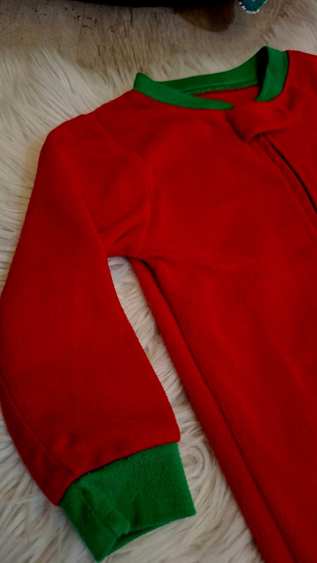 Carter's Kırmızı Polar Çocuk Tulum - Görsel 3