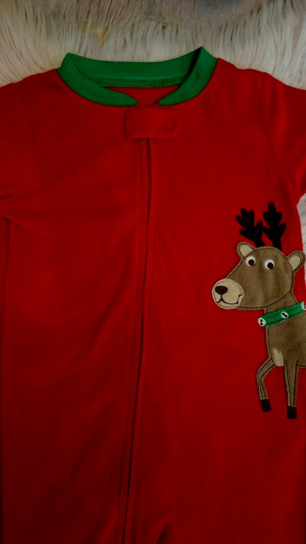 Carter's Kırmızı Polar Çocuk Tulum - Görsel 4