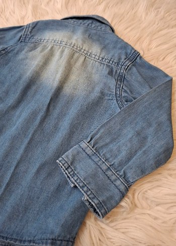 Bikkembergs Erkek Çocuk Mavi Denim Gömlek - Görsel 7