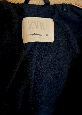 Zara Çocuk Peluş Mont - Görsel 8