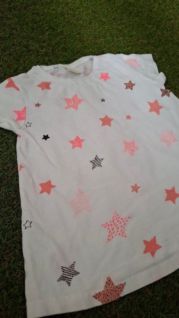 Zara Kız Çocuk Yıldızlı Tshirt - Görsel 2