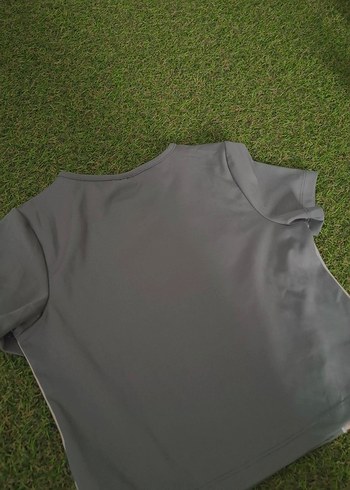 Disney Kız Çocuk Gri Kısa Kollu Crop Tshirt - Görsel 5