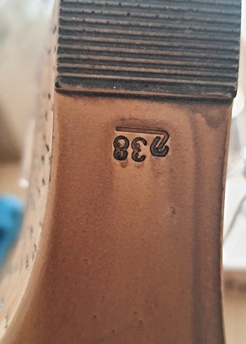 38 Beden altın Renk bronz Parlak Dolgu Topuklu Kadın Abiye Ayakkabı