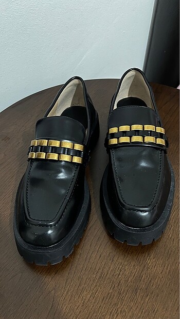 40 Beden siyah Renk Zara loafer ayakkabı